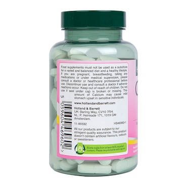 Holland & Barrett Calcium + Magnesium & Vitamin D 120 Tablets image 2