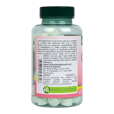 Holland & Barrett Chewable Calcium + Vitamin D 90 Tablets image 2
