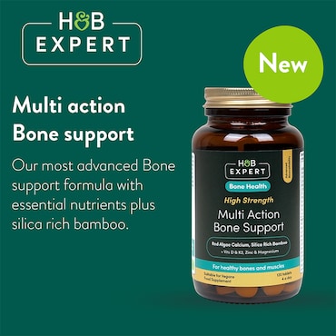 H&B Expert Multi Action Bone Support 120 Tablets image 4