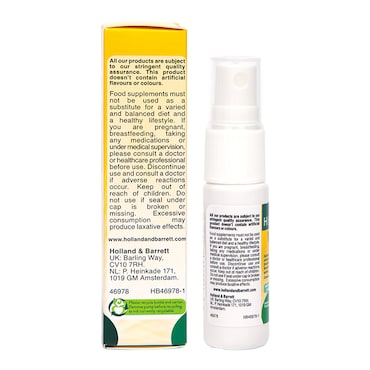 Holland & Barrett Vitamin D Spray 1000 I.U 25ug Peppermint Flavour 15ml image 2