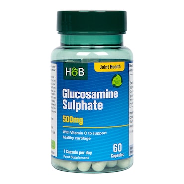 Holland & Barrett Glucosamine Sulphate 500mg 60 Capsules image 1