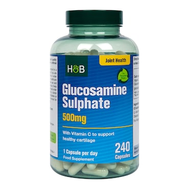 Holland & Barrett Glucosamine Sulphate 500mg 240 Capsules image 1