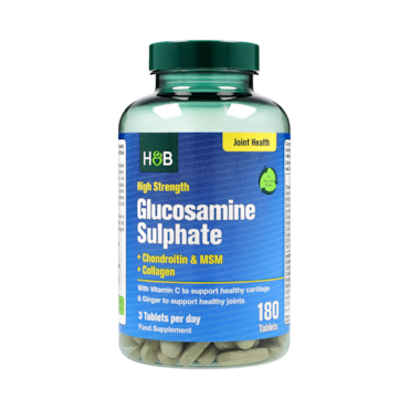 Holland & Barrett High Strength Glucosamine & Chondroitin Complex 180 Tablets image 1
