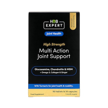 H&B Expert Multi Action Joint Support 1 Month Supply 30 Capsules + 90 Tablets image 1