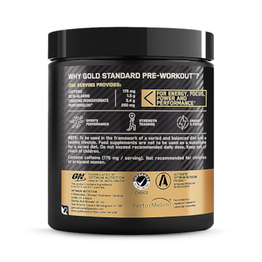 Optimum Nutrition Gold Standard Pre Workout Green Apple 330g image 2