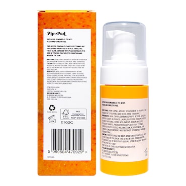 Pip & Pod Peach Foaming Cleanser 100ml image 2