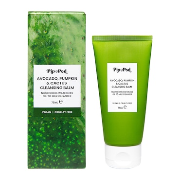 Pip & Pod Avocado, Pumpkin & Cactus Cleansing Balm 75ml image 1