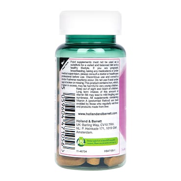 Holland & Barrett Hair Vitamins 60 Tablets image 2