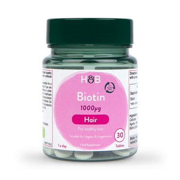 Holland & Barrett Biotin 1000ug 30 Tablets