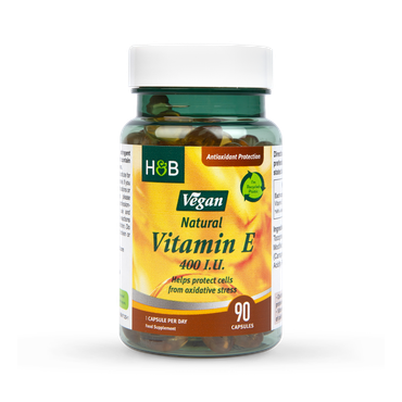 Holland & Barrett Vegan Natural Vitamin E 400IU 90 Capsules