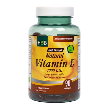 Holland & Barrett Vitamin E 1000iu 90 Capsules image 1