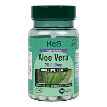 Holland & Barrett High Strength Aloe Vera 20,000mg 90 Tablets image 1