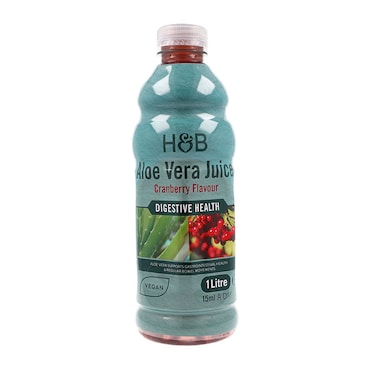Holland & Barrett Aloe Vera Juice Drink Cranberry 1 litre image 1