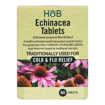 Holland & Barrett Echinacea 60 Tablets image 1