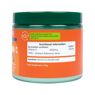 Holland & Barrett Vitamin C 2000mg 250g Powder image 2