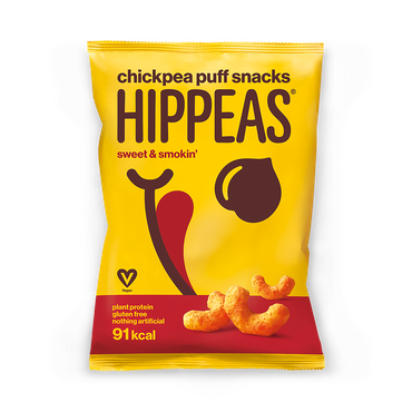 Review of Hippeas Sweet & Smokin' Chickpea Puff Snacks 22g