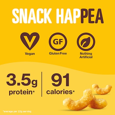 Hippeas Salt & Vinegar Vibes Chickpea Puff Snacks 22g image 3