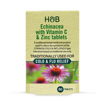 Holland & Barrett Echinacea with Vitamin C & Zinc 60 Tablets