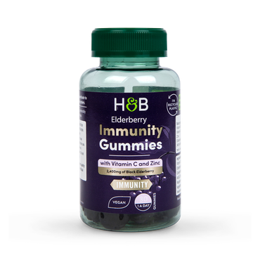 Holland & Barrett Elderberry Immunity Gummies with Vitamin C and Zinc 30 Gummies