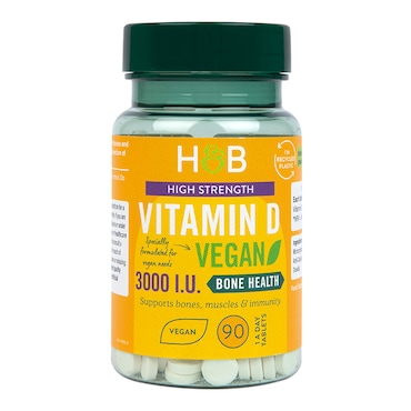 Holland & Barrett Vegan Vitamin D 3000 I.U. 75ug 90 Tablets image 1