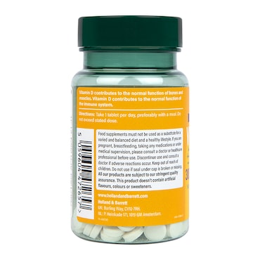 Holland & Barrett Vegan Vitamin D 3000 I.U. 75ug 90 Tablets image 3