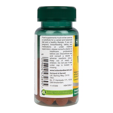 Holland & Barrett Vegan Vitamin D  1000 I.U 25ug 30 Gummies image 2