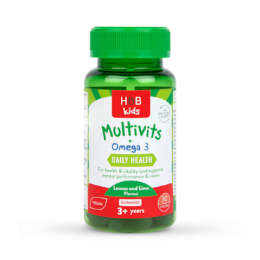 Holland and Barrett Kids Multivit and Omega  30 Gummies image 1