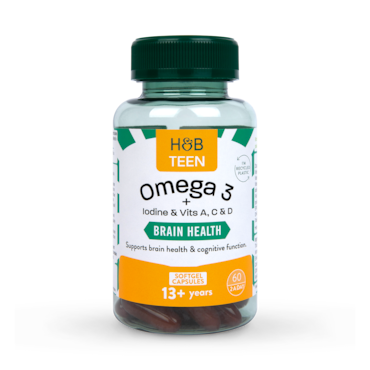 Holland & Barrett Teen Brain Health With Omega 60 Softgel Capsule