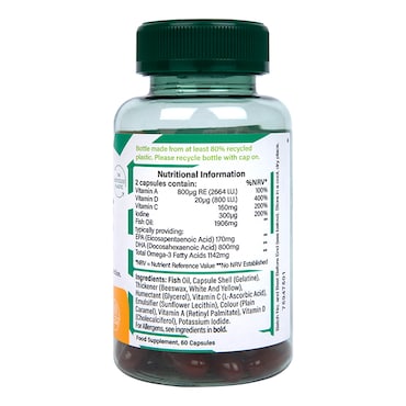 Holland & Barrett Teen Brain Health With Omega 60 Softgel Capsule image 3