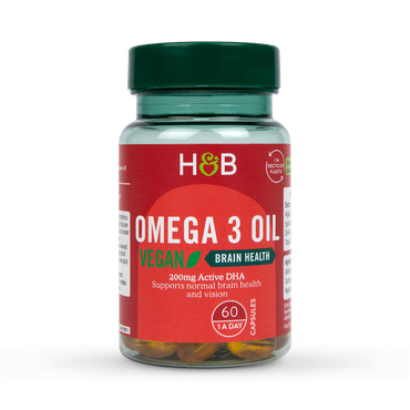 Holland & Barrett Vegan Omega 3 Oil 500mg 60 Capsules