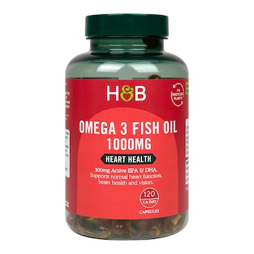 Holland & Barrett Omega 3 Fish Oil 1000mg 120 Capsules image 1