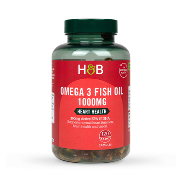 Holland & Barrett Omega 3 Fish Oil 1000mg 120 Capsules