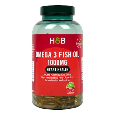 Holland & Barrett Omega 3 Fish Oil 1000mg 240 Capsules image 1