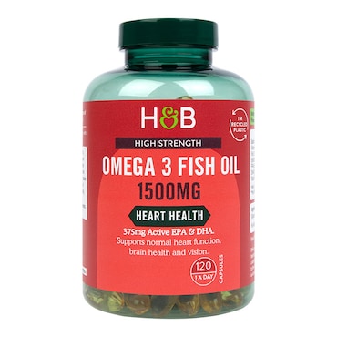 Holland & Barrett Omega 3 Fish Oil 1500mg 120 Capsules image 1