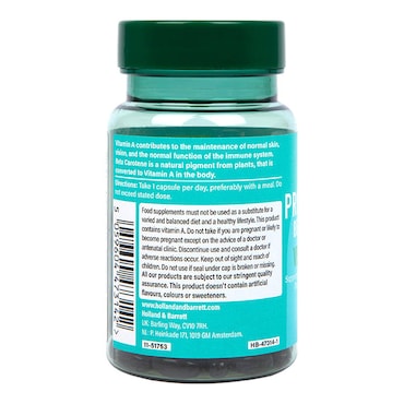 Holland & Barrett ProVitamin A 6mg 120 Tablets image 3