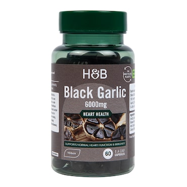 Holland & Barrett Black Garlic 6000mg 60 Capsules image 1