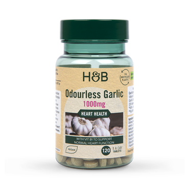 Holland & Barrett Enteric Coated Odourless Garlic 1000mg 120 Tablets