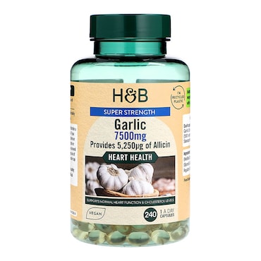 Holland & Barrett Super Strength Garlic 7500mg 240 Capsules image 1