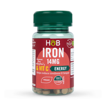 Holland & Barrett Iron & Vitamin C 14mg 180 Tablets