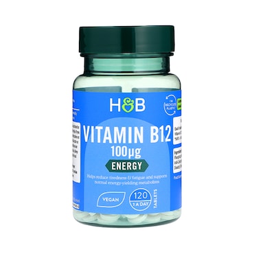 Holland & Barrett Vitamin B12 100ug 120 Tablets image 1