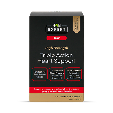 Review of H&B Expert Triple Action Heart Support 60 Capsules & Tablets