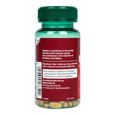 Holland & Barrett Multivitamins & Iron 120 Tablets image 2