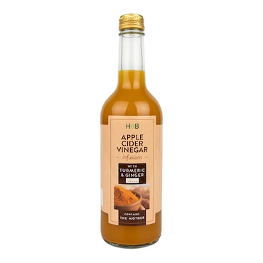 Holland & Barrett Apple Cider Vinegar with Turmeric & Ginger 500ml image 1