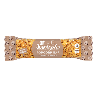 Review of Joe & Sephs Popcorn Bar with Coconut & Peanut 27g