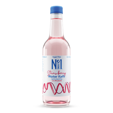 No.1 Living Water Kefir Strawberry with Rhubarb 330ml