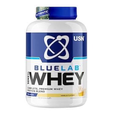 USN Blue Lab Whey Premium Protein Powder Vanilla 2kg image 1