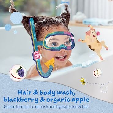 Childs Farm Hair & Body Wash - Blackberry & Organic Apple 250ml image 2