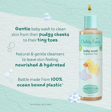 Childs Farm Baby Wash - Fragrance-free 250ml image 4