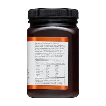 Manuka Doctor Manuka Honey MGO 70 500g image 2