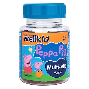 Vitabiotics Wellkid Peppa Pig Multi-Vitamin Strawberry Flavour 30 Jellies image 1